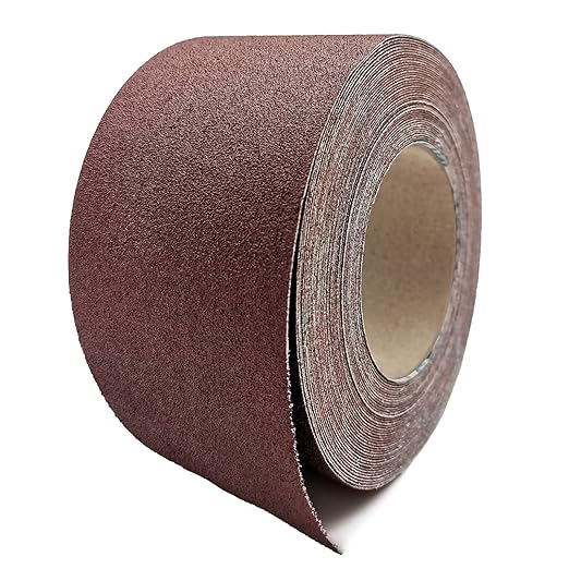 120 Grit Sandpaper Roll, 3 Inch x 49 Feet Emery Cloth Roll Aluminum Oxide by XHKDSYMC