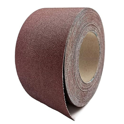 120 Grit Sandpaper Roll, 3 Inch x 49 Feet Emery Cloth Roll Aluminum Oxide by XHKDSYMC