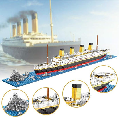 Titanic Architecture Set Micro Building Blocks Model Kit - Image 2