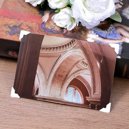 Guduling 600pcs Scrapbook Corner Stickers, Self-Adhesive Photo Corner Stickers - Image 3