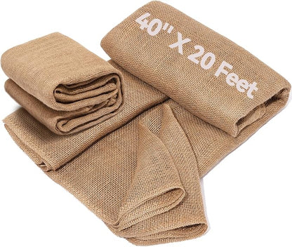 40" x20 Feet Premium Natural Burlap Fabric Roll – Multipurpose by Unknown