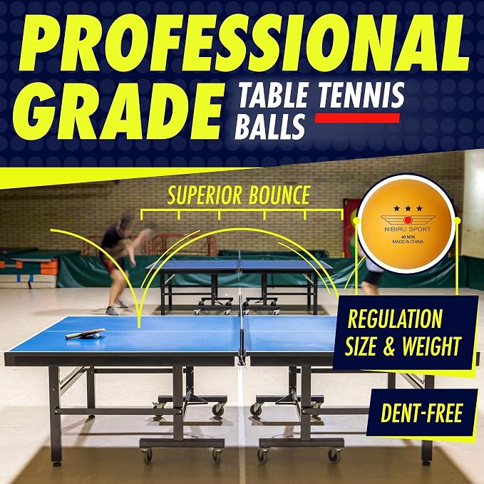 NIBIRU SPORT Professional Ping Pong Paddle Sets, 2 Paddle or 4 Paddle Table - Image 5