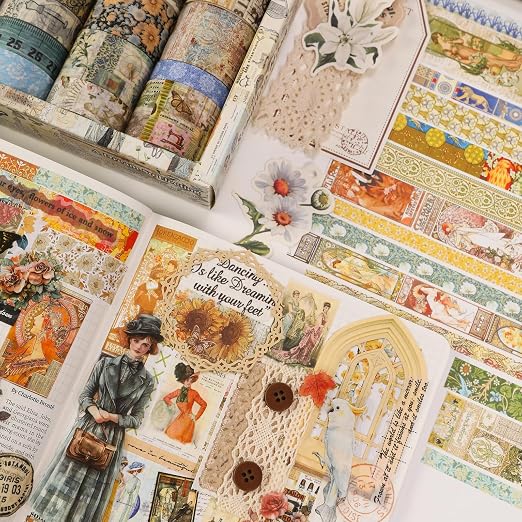 Vintage Washi Tape Set - Image 5