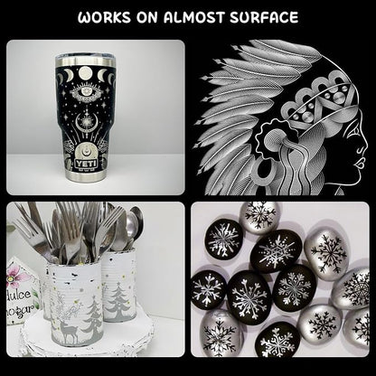 SFAIH Acrylic Silver Paint Pens - Image 3