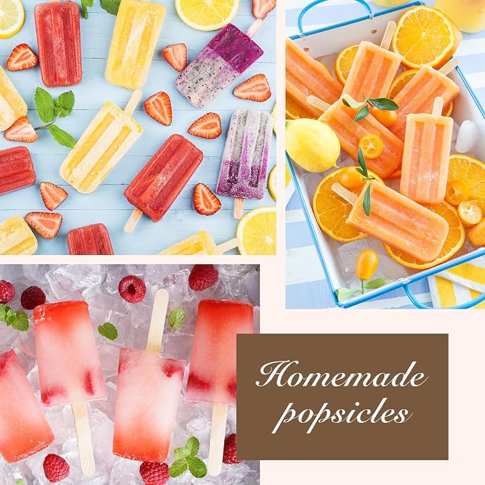 3600pcs Craft Sticks Bulk Natural Wooden Ice Cream Sticks, 4.5 Inch Popsicle - Image 6