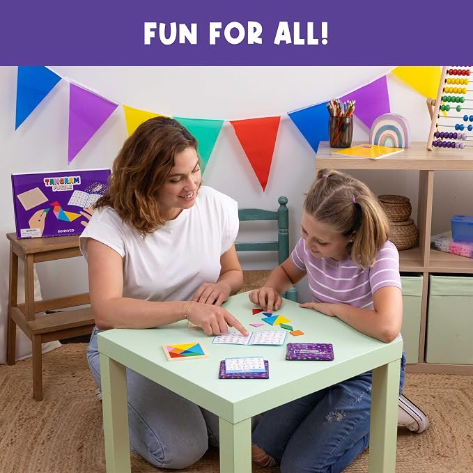 Tangram Puzzle Wooden Pack 30 Kids Party Favors - Image 7