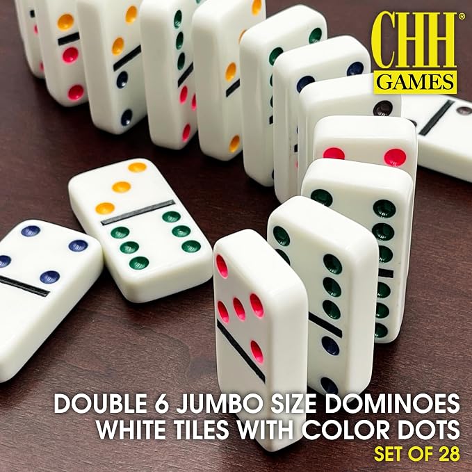 CHH 2322 Double 6 Jumbo Dominoes - Image 2