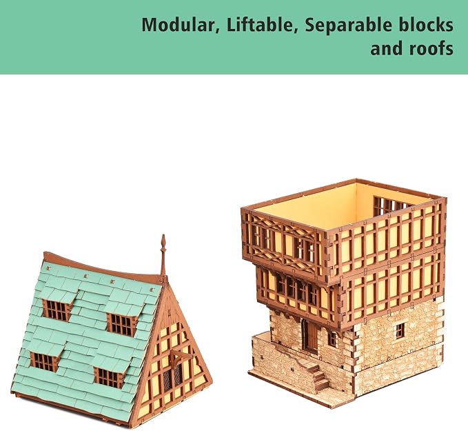 Amber Rowhouse DIY Wooden Building Kit - Image 2