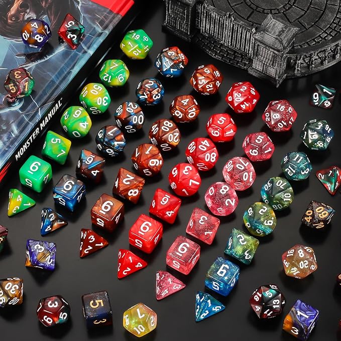 QMay 35 Sets Polyhedral Dice - Image 3