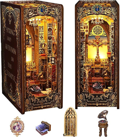 Spobot Book Nook Kit DIY Bookshelf Decor Kit by Spobot