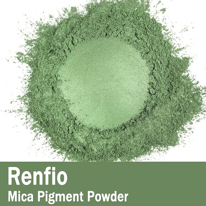 Renfio 100g Mica Powder Pigment, Metallic Natural Dye Mineral Pearl Shimmer - Image 2