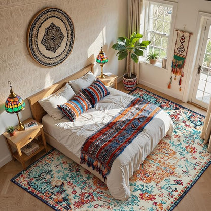 Lahome Area Rugs 9x12 Living Room Rug, Large Boho 9 x 12 Area Rugs - Image 3