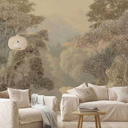 AFZEVEB-Tropical Jungle Wallpaper Landscape Tree Wall murals by all