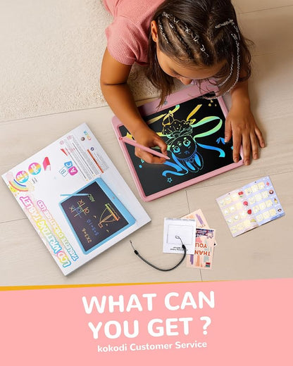 KOKODI LCD Writing Tablet, 12 Inch Colorful Toddler Doodle Board Drawing Tablet - Image 7