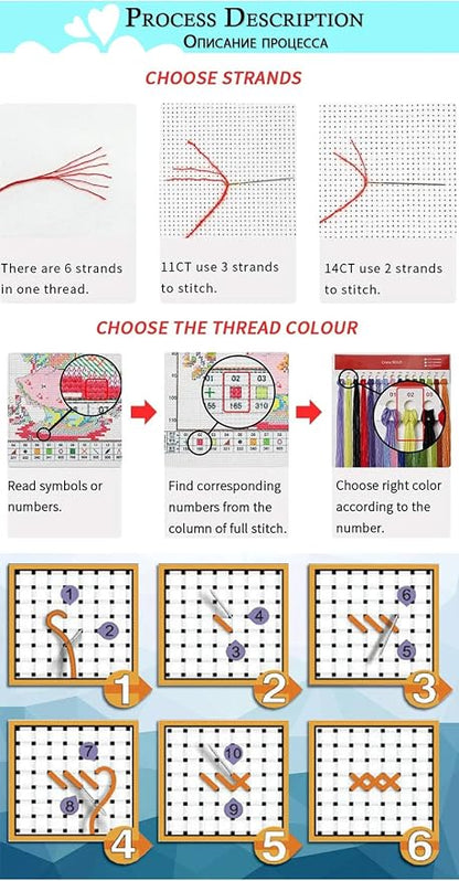 Hopeart Stamped Cross Stitch Kits - Image 6
