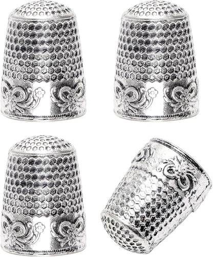 4Pack Thimbles for Hand Sewing, Sewing Thimble Hand-Working Sewing Thimble by Zhaoyao