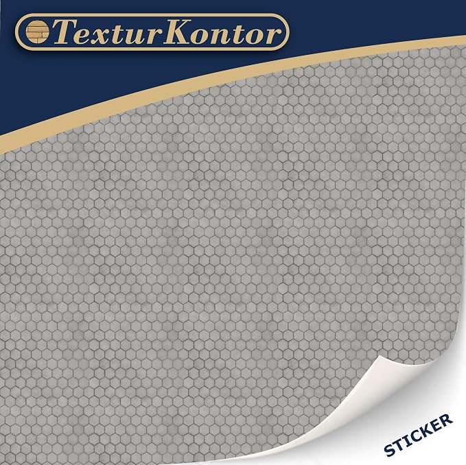 3 Sheets Self-Adhesive Decorative Film Paving Stones and Surfaces - Image 2
