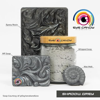 Eye Candy Pigments Premium Grey Mica Powder - Image 2