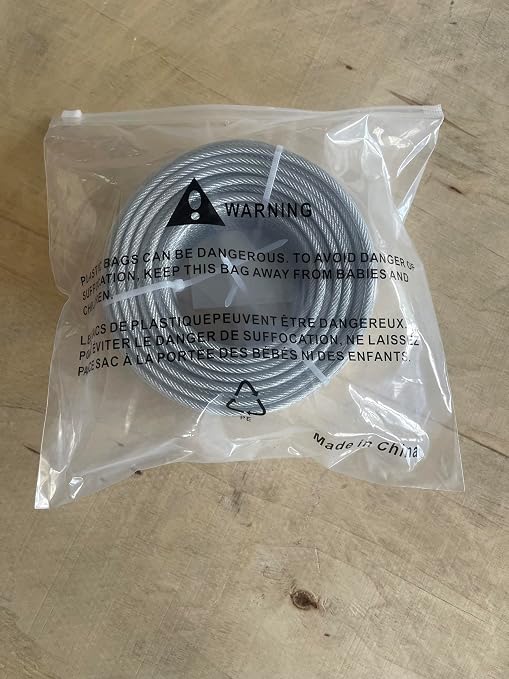 3/16" Wire Rope, 200Ft PVC Coated Steel Cable 7×7 Strand Core, Ideal Cable - Image 8