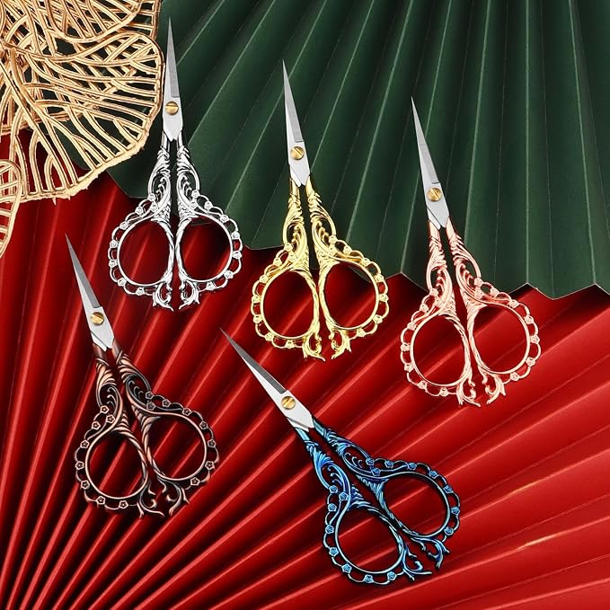 4.7 INCH Mini Stainless Steel Embroidery Scissors, Sharp Pointed Tip, Travel - Image 7
