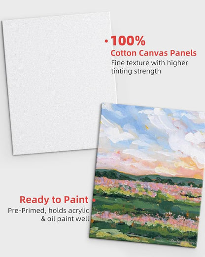 Simetufy 5x7inch 30 Pack Small Canvas Panels - Image 4