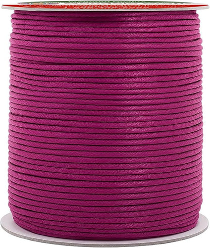 Mandala Crafts 2mm 109 Yards Dark Violet Cotton Waxed Cord by MandalaCrafts