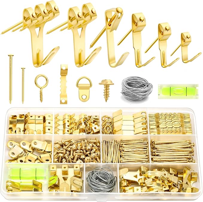 372 PCS Picture Hanging Kit, Christmas Decorations Indoor Outside Picture - Image 9