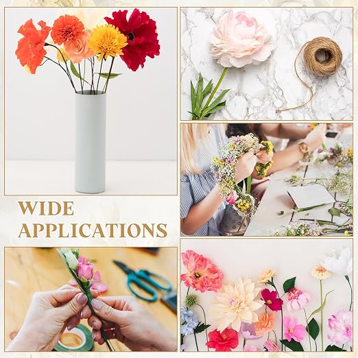 uxcell 100Pcs 2 Gauge Floral Wire, 11.81" Length Flower Stem Wires - Image 6