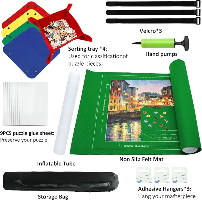 Portable Puzzle Mat Roll Up - - Image 5