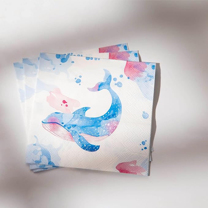 80 pcs Premium Designer Cocktail Beverage Napkins, 3-Ply 5 x 5-inches - Image 4