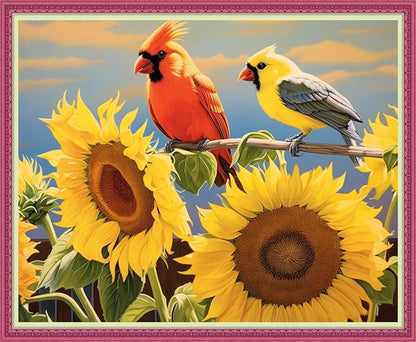 Disnesart Cross Stitch Stamped Full Embroidery Kits DIY 11CT Cotton Thread by Unknown