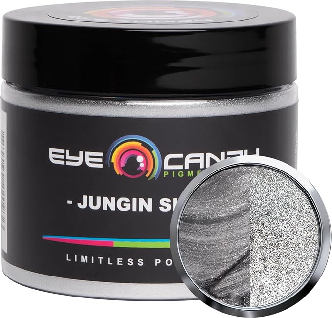 Eye Candy Pigments Premium Silver Mica Powder by EyeCandyPigments