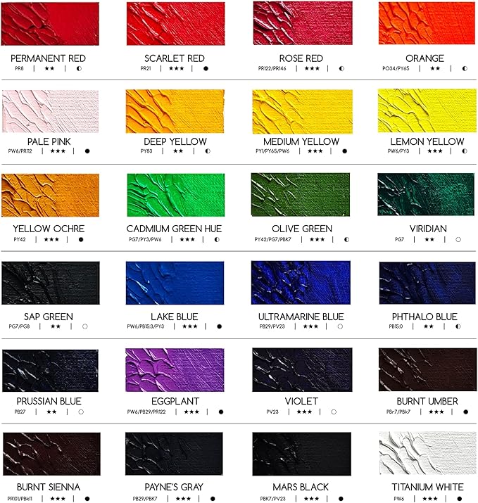 MEEDEN Artist Oil Paint Set - Image 2