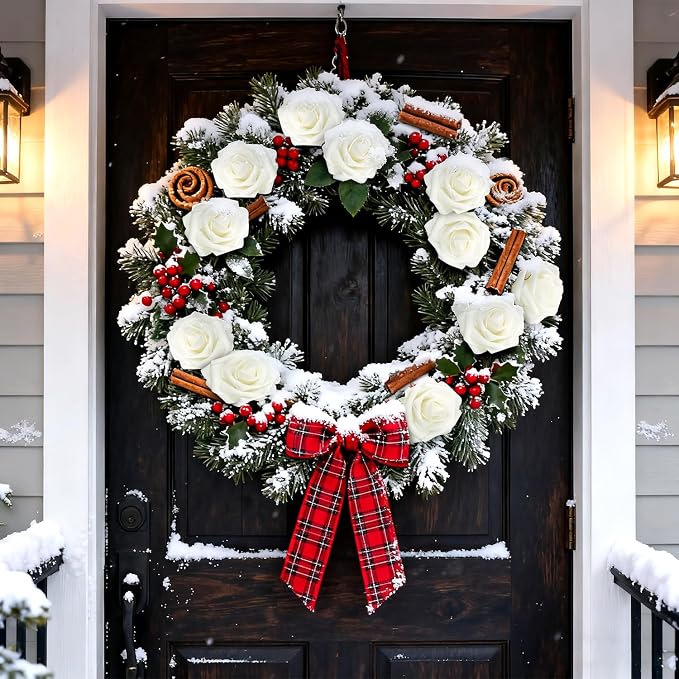 Artificial Flowers Foam Fake Roses 25pcs White Roses - Image 7