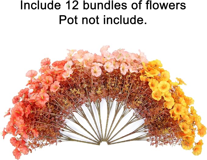 Fake Mums Fall Artificial Flowers Plants - Image 5
