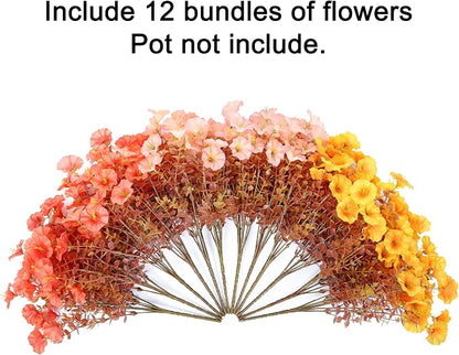 Fake Mums Fall Artificial Flowers Plants - Image 5