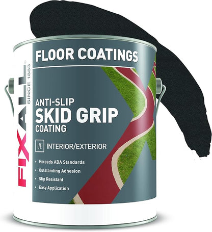 FIXALL Skid Grip Anti-Slip Coating, 1 Gallon, Exceeds ADA Standards, by FIXALL