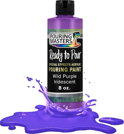 Pouring Masters Wild Purple Iridescent Special Effects Acrylic Pouring Paint by USArtSupply