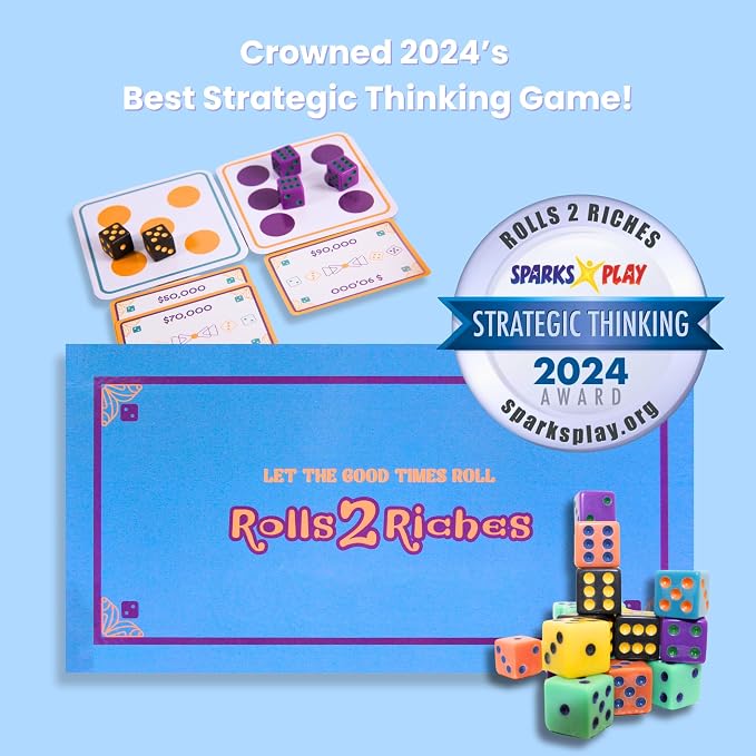 Award-Winning Board Game for Families – Rolls 2 Riches | Fast-Paced Dice - Image 4