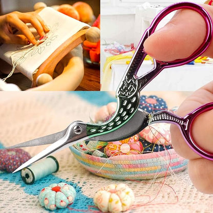BIHRTC 3.6 Inch Small Crane Precision Detail Scissors Protective Leather Cover - Image 6