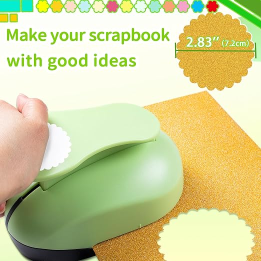Scalloped Circle Punch, Scalloped Circle Paper Punch, ScallopedHole Punches - Image 4