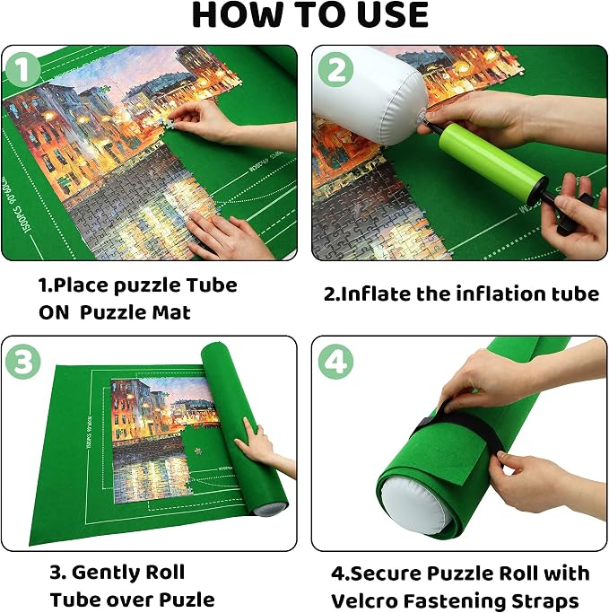 Portable Puzzle Mat Roll Up - - Image 3