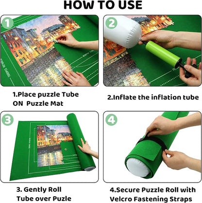 Portable Puzzle Mat Roll Up - - Image 3