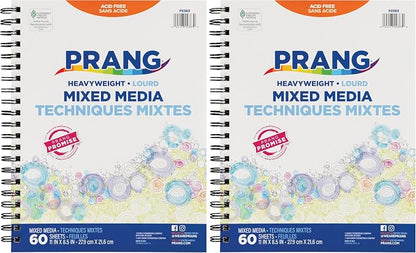 Prang Art Street Mixed Media Journal, 60 Sheets by Prang