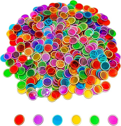 Magnetic Bingo Wand with Chips, 6 Color Metal Chips-for Large Group Games - Image 2