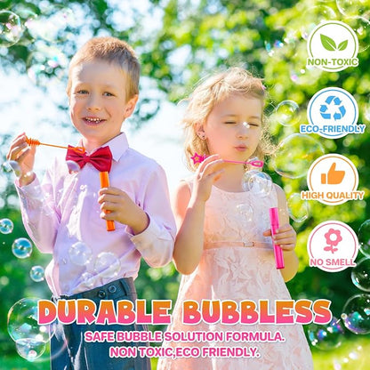 36 Pieces Mini Bubble Wands, Bubble Party Favors Assortment Toys - Image 4