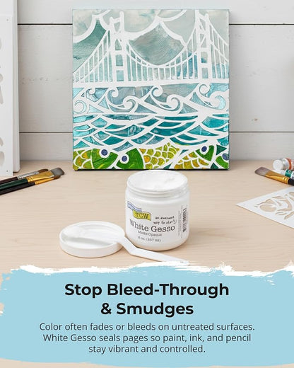 The Crafter's Workshop White Gesso Primer - Image 4