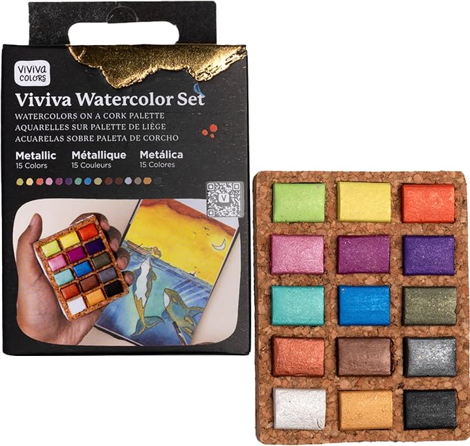 Viviva Colors Nano Watercolor Paint Set by VivivaColors