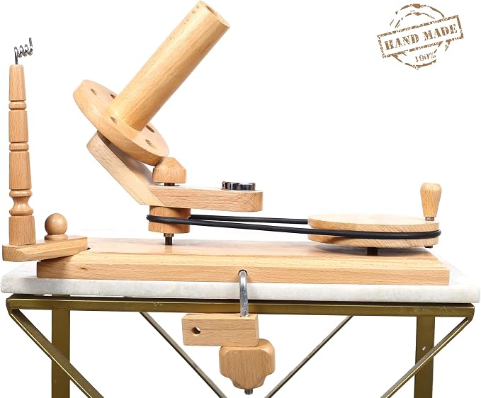 Yarn Winder – Large Handcrafted Wooden Ball Winder - Image 4