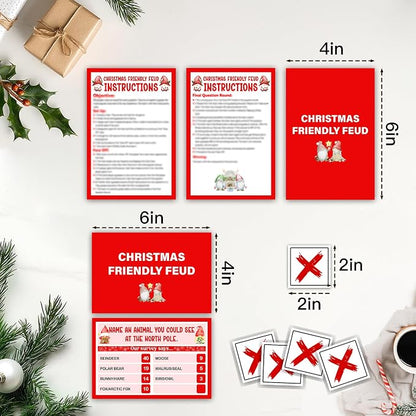 Christmas Friendly Feud Game, Funny Christmas Party Games, Friendly Feud Trivia - Image 2